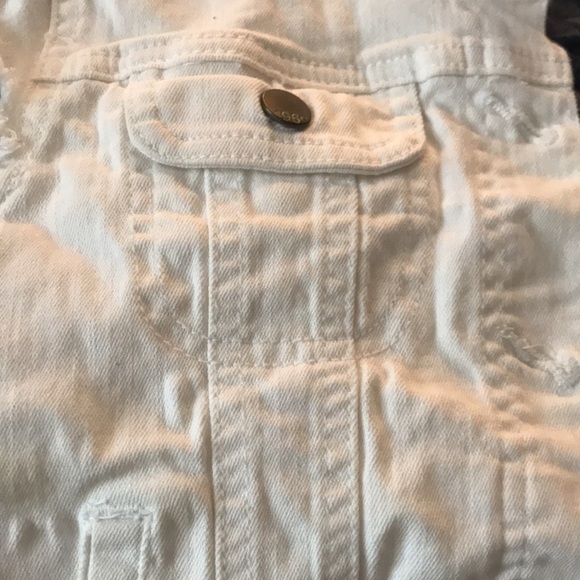 GAP Kids White Denim Vest Size M - Picture 4 of 10